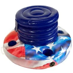 Pool Candy - Stars & Stripes Floating Drink Cooler -Equipment Pools Stars Stripes Floating Drink Cooler 3