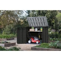 Keter - Store-It-Out Prime XL Storage Shed, Black -Equipment Pools Store It Out Prime XL Storage Shed Black 2