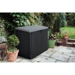 Keter - Store-It-Out Prime XL Storage Shed, Black -Equipment Pools Store It Out Prime XL Storage Shed Black 5
