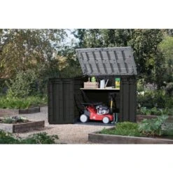 Keter - Store-It-Out Prime XL Storage Shed, Black -Equipment Pools Store It Out Prime XL Storage Shed Black 6