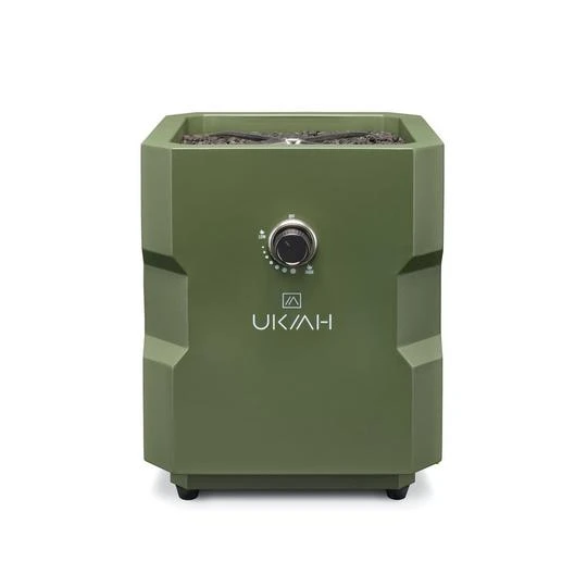 Ukiah - Tailgater X Portable Propane Fire Pit, Green 2 Ukiah - Tailgater X Portable Propane Fire Pit, Green - Image 2