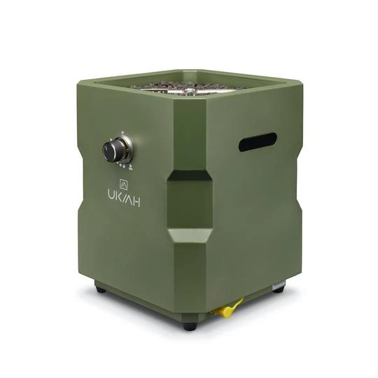 Ukiah - Tailgater X Portable Propane Fire Pit, Green 3 Ukiah - Tailgater X Portable Propane Fire Pit, Green - Image 3