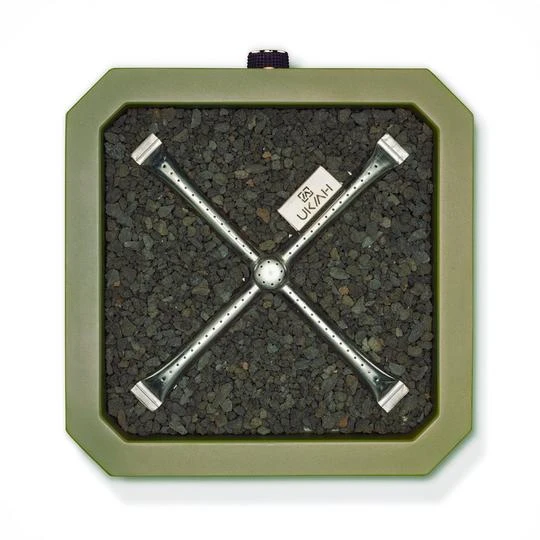 Ukiah - Tailgater X Portable Propane Fire Pit, Green 4 Ukiah - Tailgater X Portable Propane Fire Pit, Green - Image 4