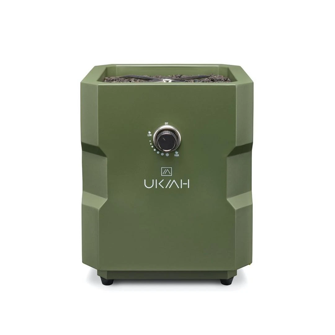 Ukiah - Tailgater X Portable Propane Fire Pit, Green 6 Ukiah - Tailgater X Portable Propane Fire Pit, Green - Image 6