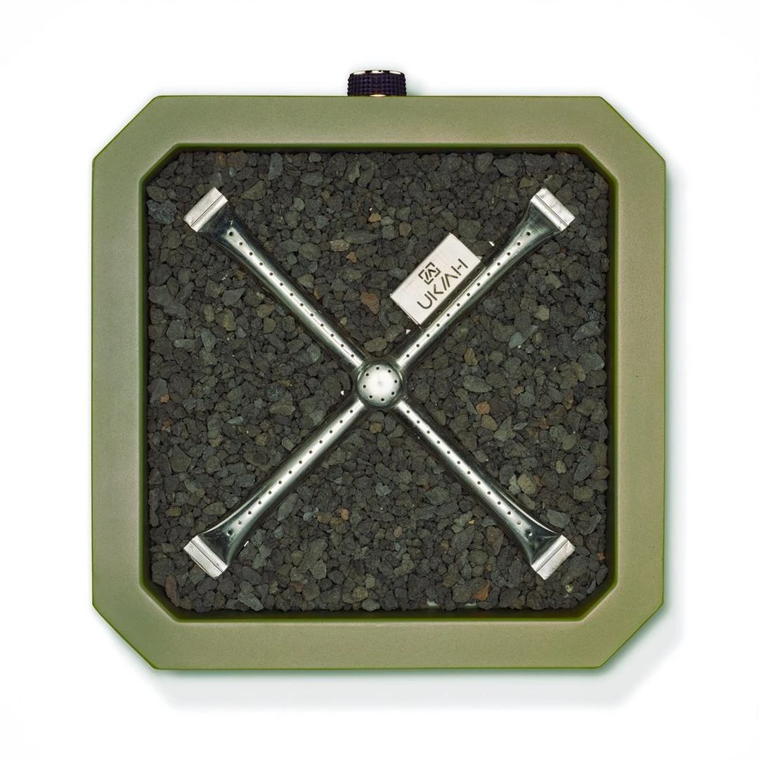 Ukiah - Tailgater X Portable Propane Fire Pit, Green 8 Ukiah - Tailgater X Portable Propane Fire Pit, Green - Image 8