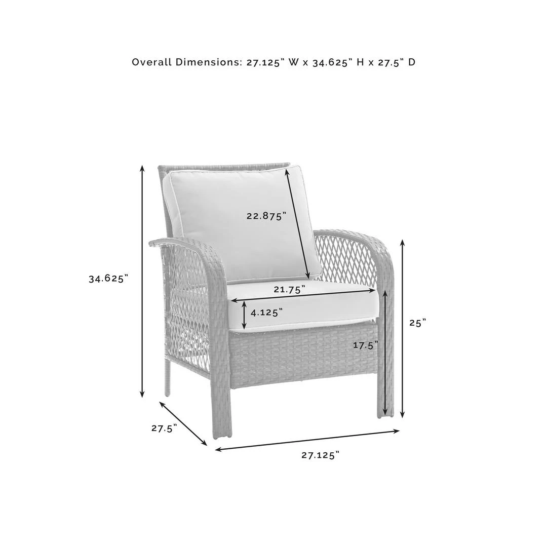 Crosley - Tribeca 8-Piece Outdoor Wicker Conversation Set, Brown 18 Crosley - Tribeca 8-Piece Outdoor Wicker Conversation Set, Brown - Image 18