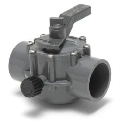 Jandy - Gray Two Port Valve 1 1/2in.-2in. Positive Seal -Equipment Pools Two Way Standard Grey Valves 6