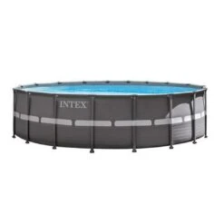 Intex - Ultra Frame 18' X 52" Round Metal Frame Above Ground Pool Package -Equipment Pools Ultra Frame 18 x 52 Round Metal Frame Above Ground Pool Package 4