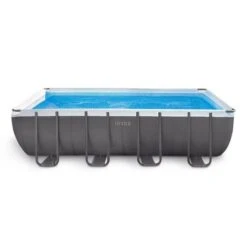 Intex - Ultra Frame 9' X 18' Rectangle Metal Frame Above Ground Pool Package