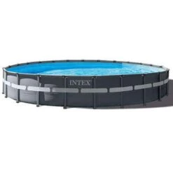Intex - Ultra XTR Frame Deluxe Above Ground Pool 20' Round X 48" Depth