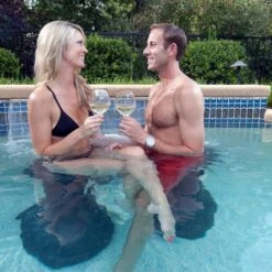 Envy - Underwater Pool Stool, Black Granite -Equipment Pools Underwater Pool Stool Black Granite 11