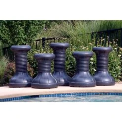 Envy - Underwater Pool Stool, Black Granite -Equipment Pools Underwater Pool Stool Black Granite 3