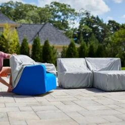 Big Joe - Weather Protective Outdoor Furniture Covers 2pc -Equipment Pools Weather Protective Outdoor Furniture Covers 2pc 2