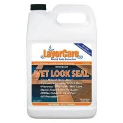 LayorCare - Wet Look Seal 1 Gallon Bottle -Equipment Pools Wet Look Seal 7